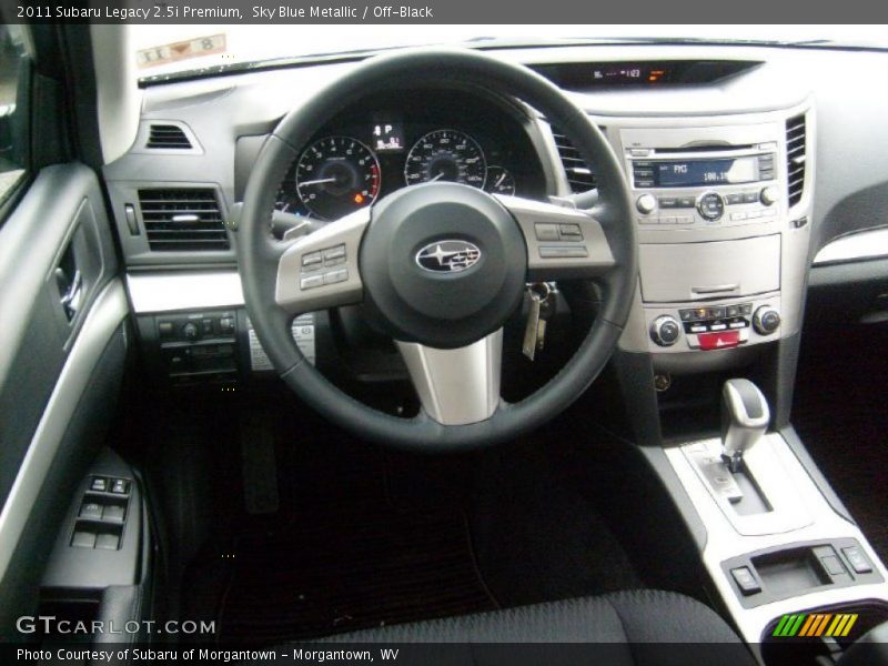 Dashboard of 2011 Legacy 2.5i Premium
