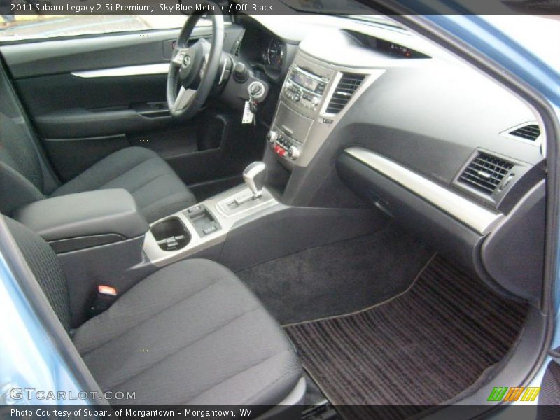 Dashboard of 2011 Legacy 2.5i Premium