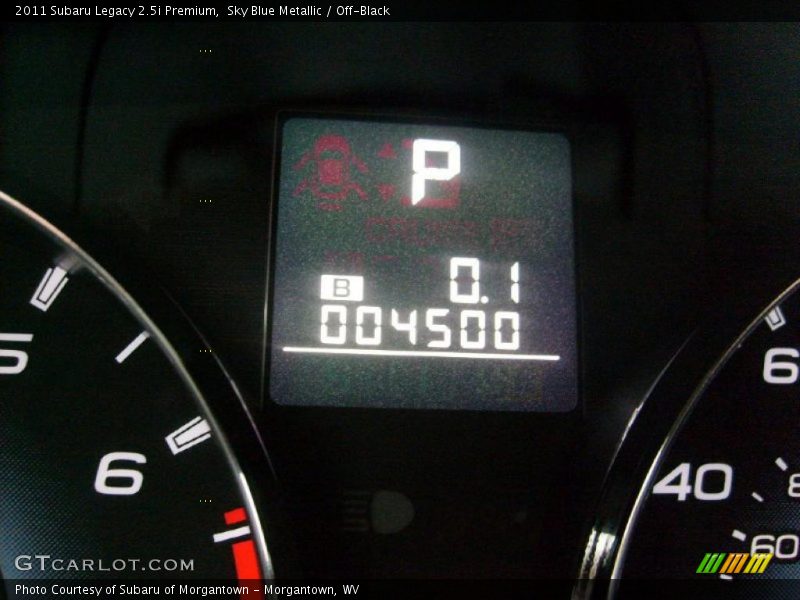 Sky Blue Metallic / Off-Black 2011 Subaru Legacy 2.5i Premium