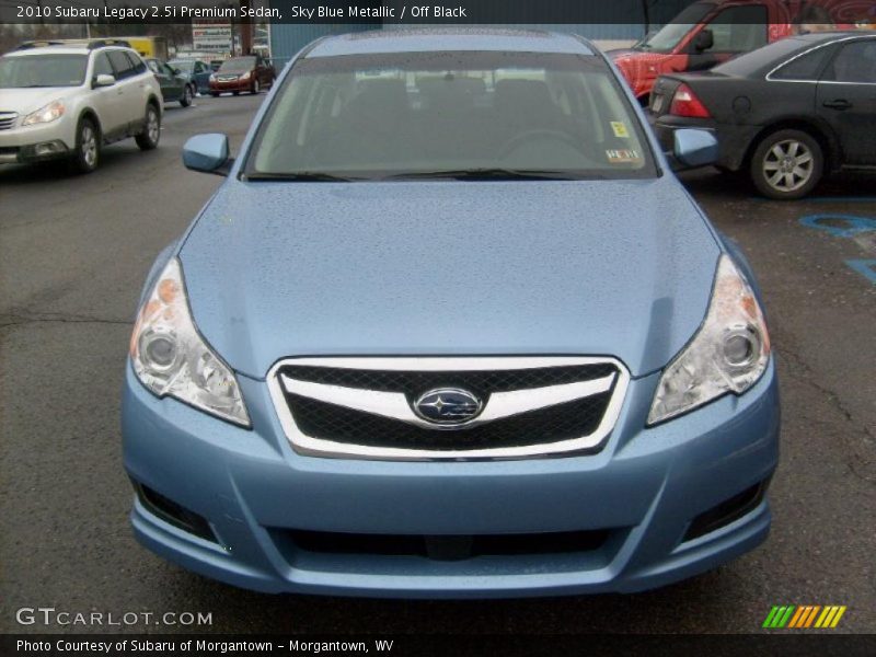 Sky Blue Metallic / Off Black 2010 Subaru Legacy 2.5i Premium Sedan