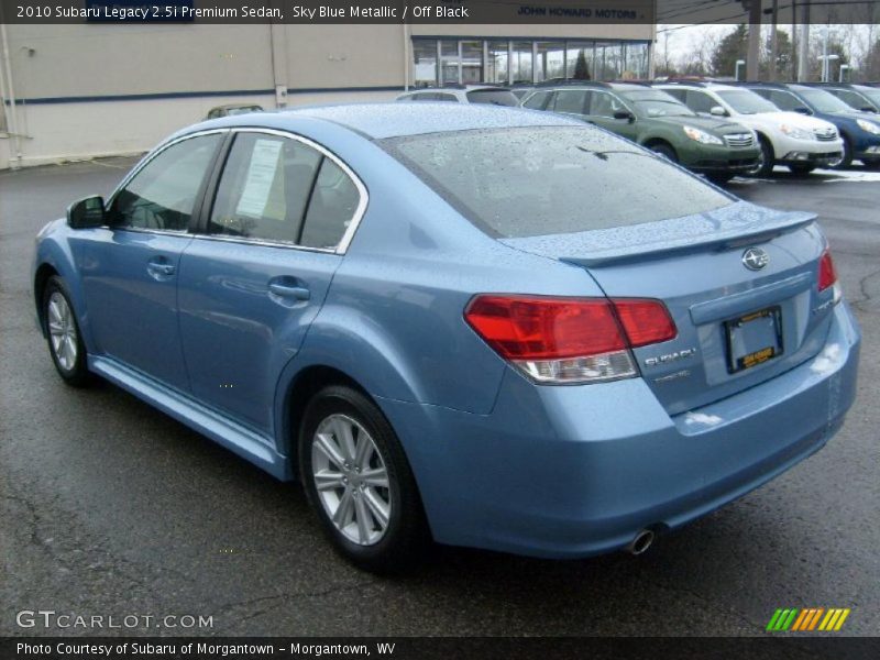 Sky Blue Metallic / Off Black 2010 Subaru Legacy 2.5i Premium Sedan