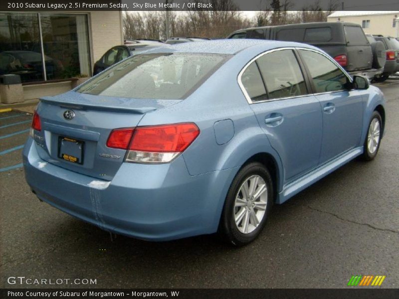 Sky Blue Metallic / Off Black 2010 Subaru Legacy 2.5i Premium Sedan