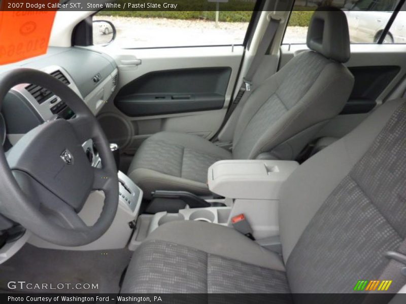 Stone White / Pastel Slate Gray 2007 Dodge Caliber SXT