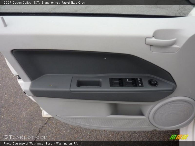 Stone White / Pastel Slate Gray 2007 Dodge Caliber SXT