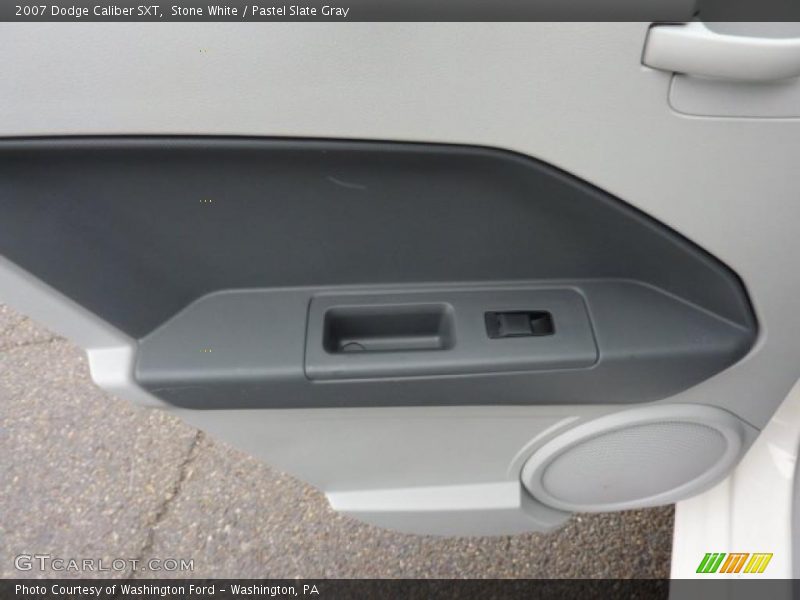 Stone White / Pastel Slate Gray 2007 Dodge Caliber SXT