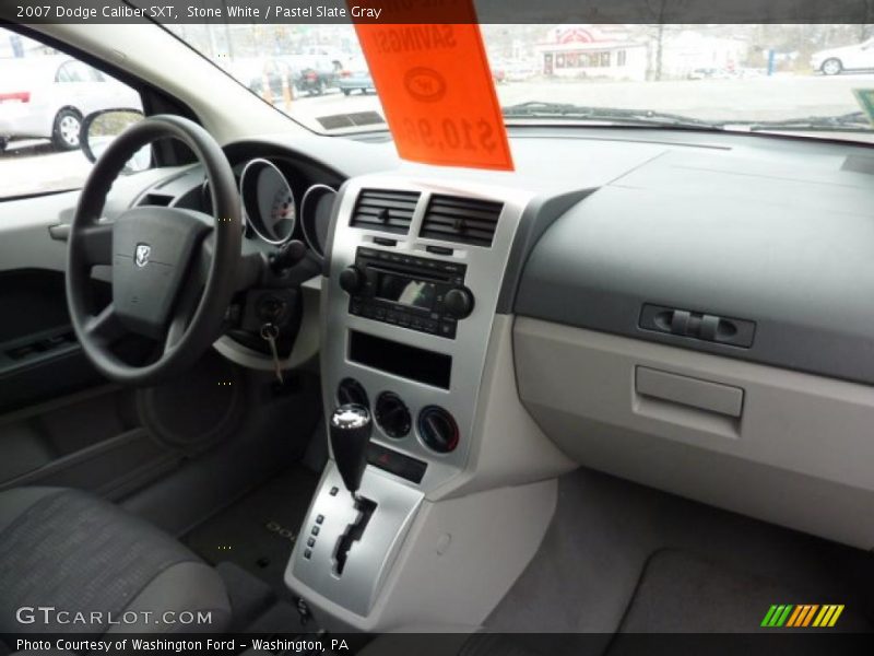 Stone White / Pastel Slate Gray 2007 Dodge Caliber SXT