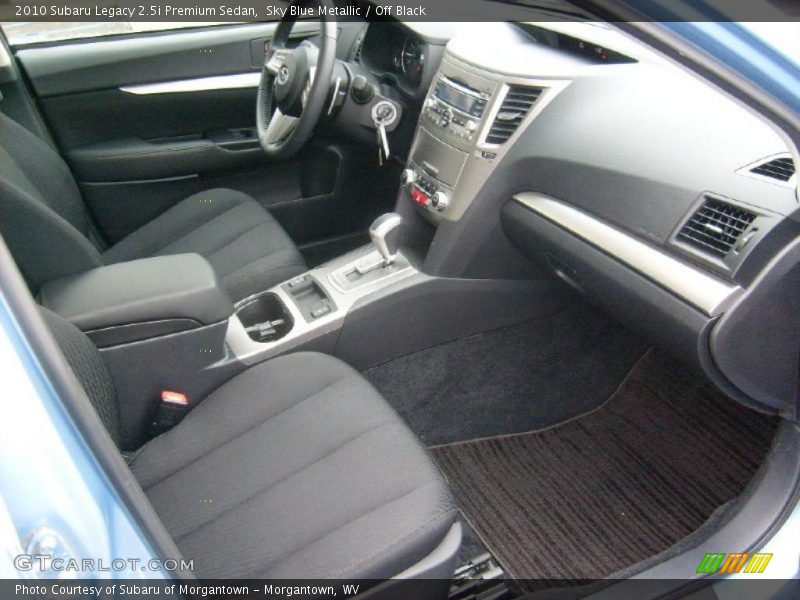  2010 Legacy 2.5i Premium Sedan Off Black Interior