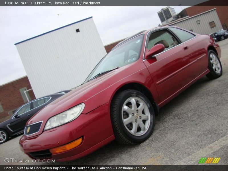 Inza Red Pearl / Parchment 1998 Acura CL 3.0 Premium