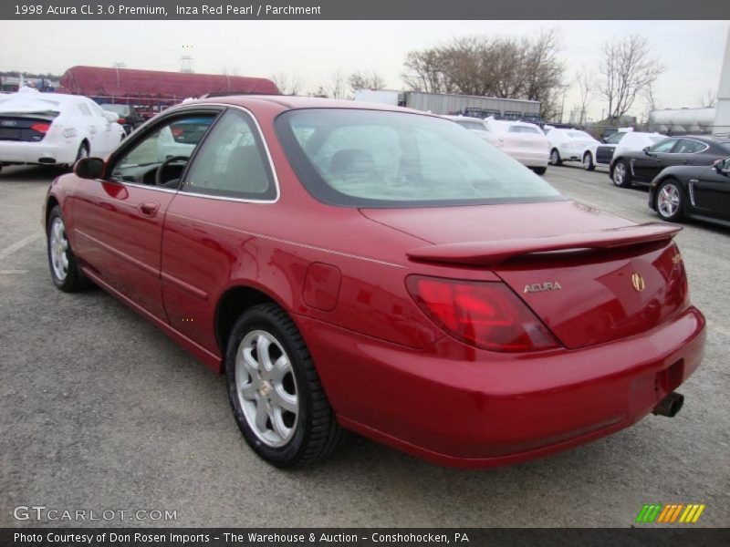 Inza Red Pearl / Parchment 1998 Acura CL 3.0 Premium
