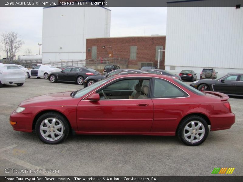 Inza Red Pearl / Parchment 1998 Acura CL 3.0 Premium