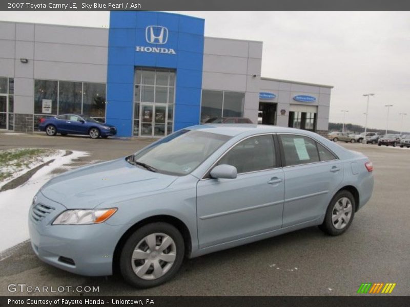 Sky Blue Pearl / Ash 2007 Toyota Camry LE