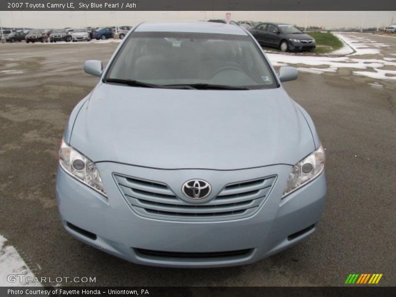 Sky Blue Pearl / Ash 2007 Toyota Camry LE