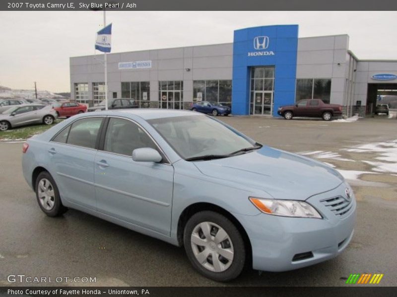 Sky Blue Pearl / Ash 2007 Toyota Camry LE