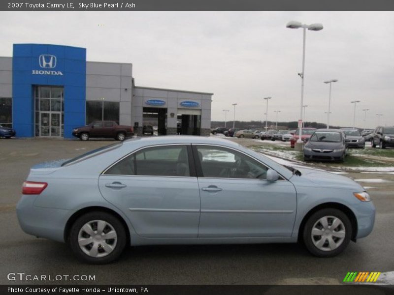 Sky Blue Pearl / Ash 2007 Toyota Camry LE
