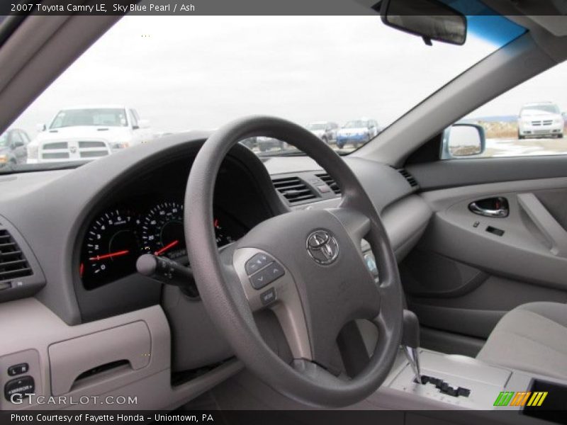 Sky Blue Pearl / Ash 2007 Toyota Camry LE