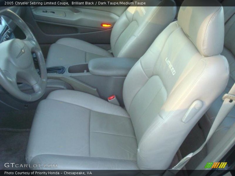  2005 Sebring Limited Coupe Dark Taupe/Medium Taupe Interior