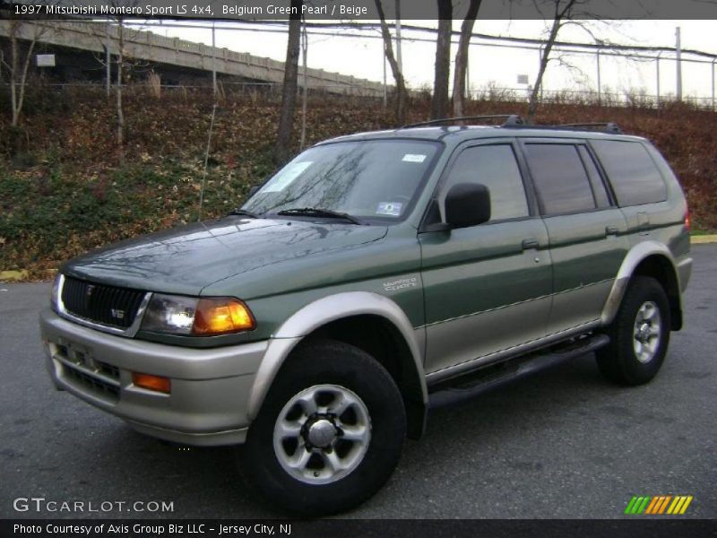 Belgium Green Pearl / Beige 1997 Mitsubishi Montero Sport LS 4x4
