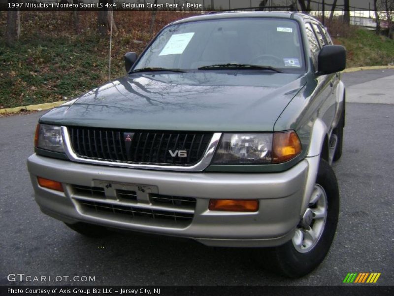 Belgium Green Pearl / Beige 1997 Mitsubishi Montero Sport LS 4x4
