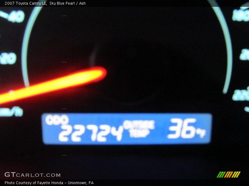 Sky Blue Pearl / Ash 2007 Toyota Camry LE