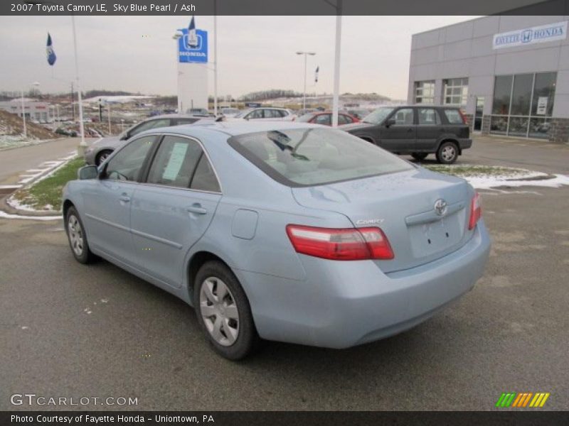 Sky Blue Pearl / Ash 2007 Toyota Camry LE