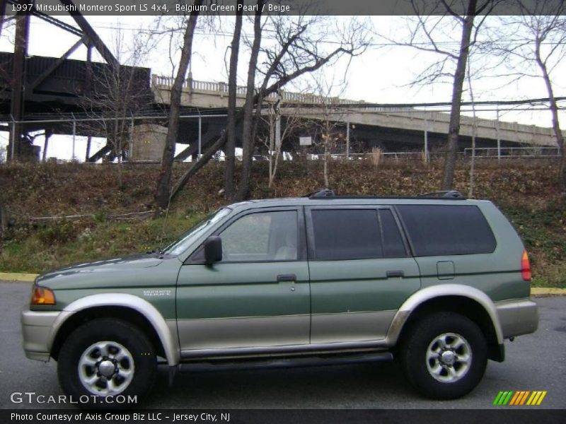 Belgium Green Pearl / Beige 1997 Mitsubishi Montero Sport LS 4x4