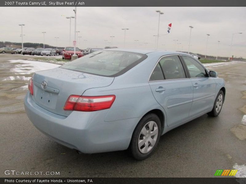 Sky Blue Pearl / Ash 2007 Toyota Camry LE