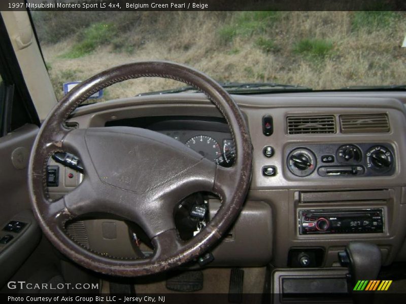 Belgium Green Pearl / Beige 1997 Mitsubishi Montero Sport LS 4x4