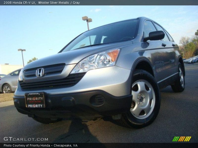 Whistler Silver Metallic / Gray 2008 Honda CR-V LX