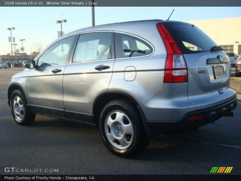 Whistler Silver Metallic / Gray 2008 Honda CR-V LX