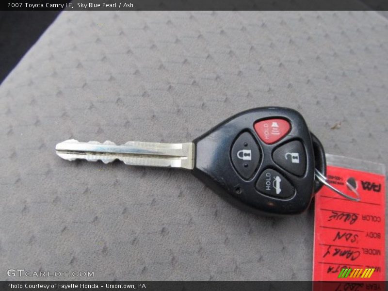 Sky Blue Pearl / Ash 2007 Toyota Camry LE