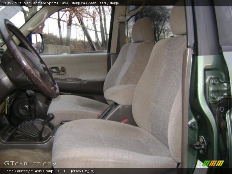 Belgium Green Pearl / Beige 1997 Mitsubishi Montero Sport LS 4x4