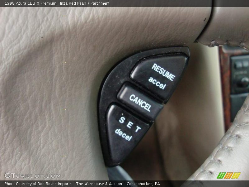 Inza Red Pearl / Parchment 1998 Acura CL 3.0 Premium