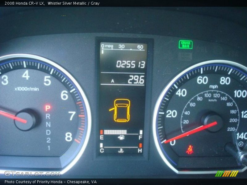 Whistler Silver Metallic / Gray 2008 Honda CR-V LX