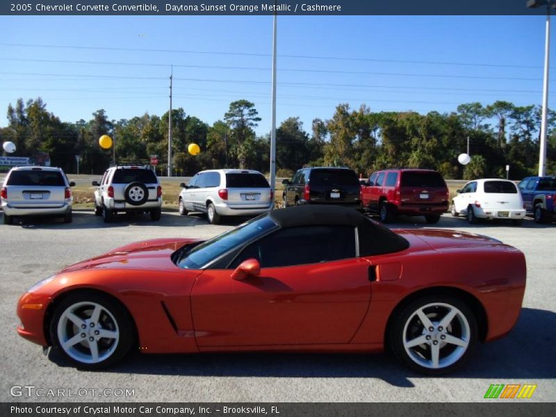  2005 Corvette Convertible Daytona Sunset Orange Metallic