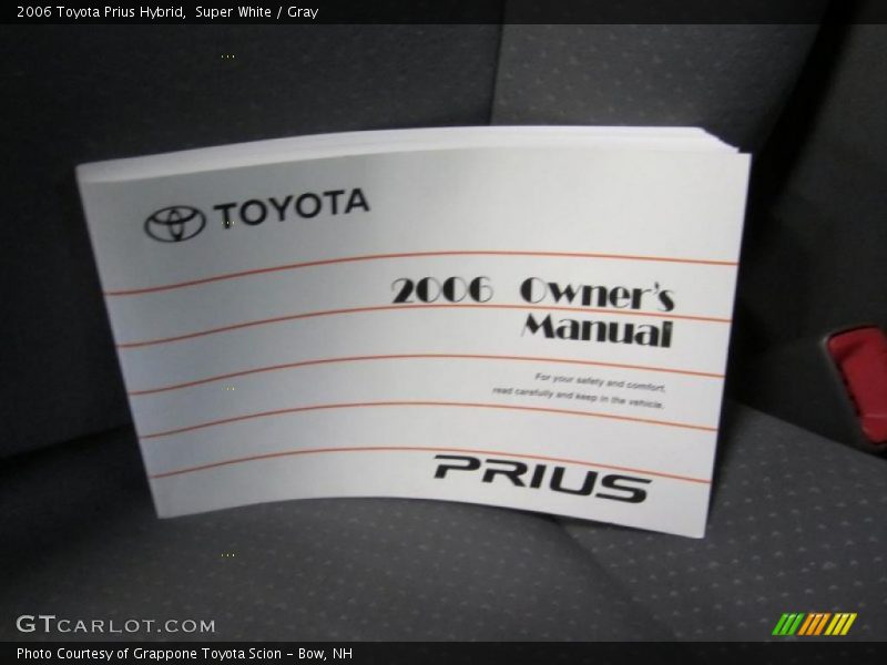Super White / Gray 2006 Toyota Prius Hybrid