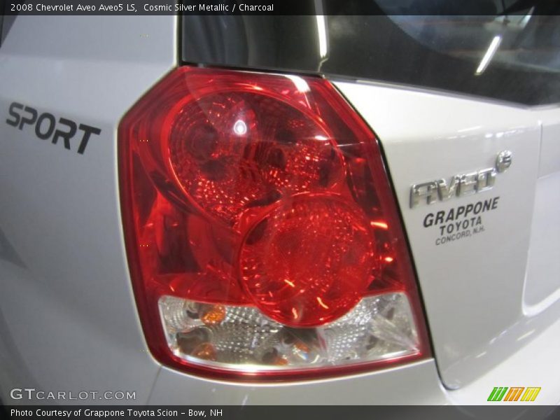 Cosmic Silver Metallic / Charcoal 2008 Chevrolet Aveo Aveo5 LS