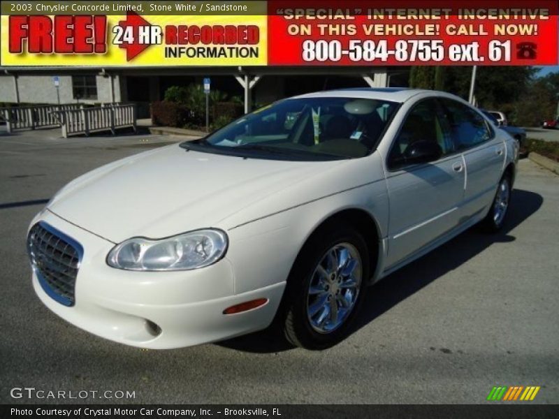 Stone White / Sandstone 2003 Chrysler Concorde Limited