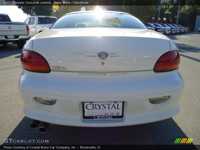 Stone White / Sandstone 2003 Chrysler Concorde Limited