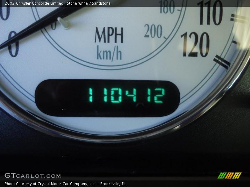 Stone White / Sandstone 2003 Chrysler Concorde Limited