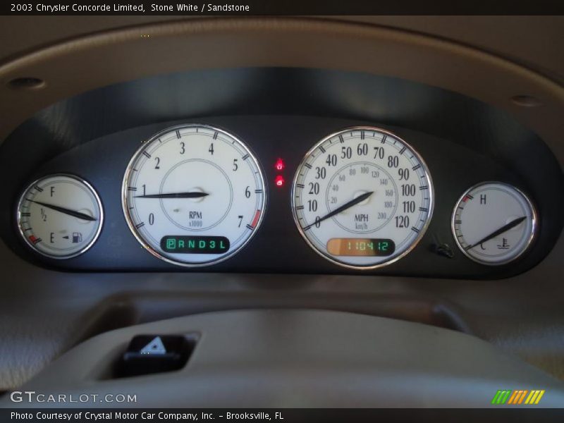  2003 Concorde Limited Limited Gauges