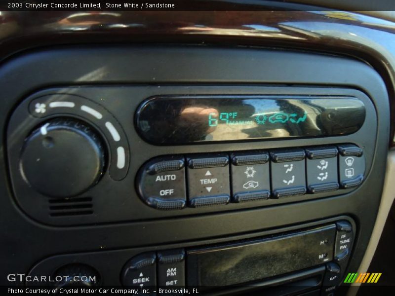 Controls of 2003 Concorde Limited