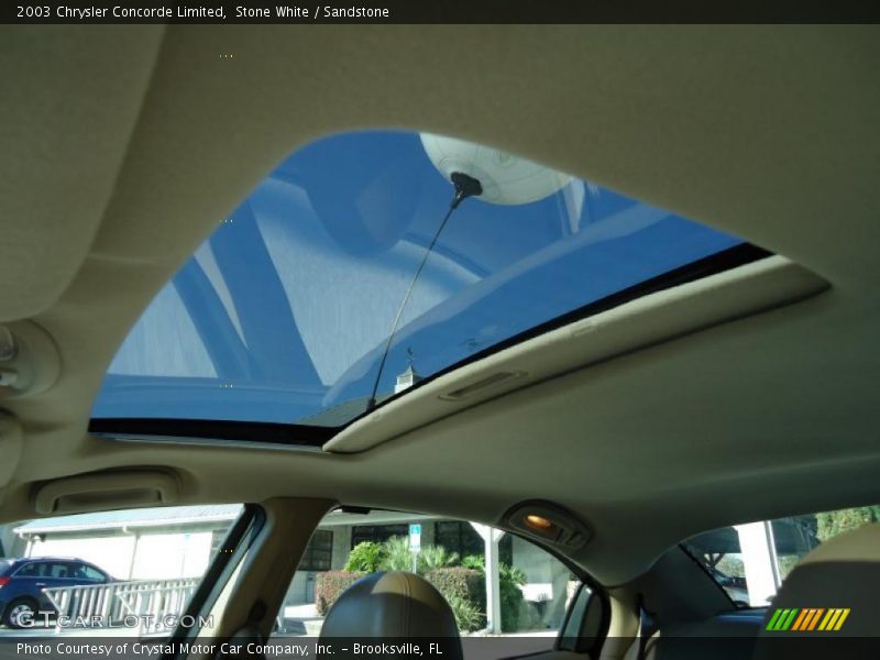 Sunroof of 2003 Concorde Limited
