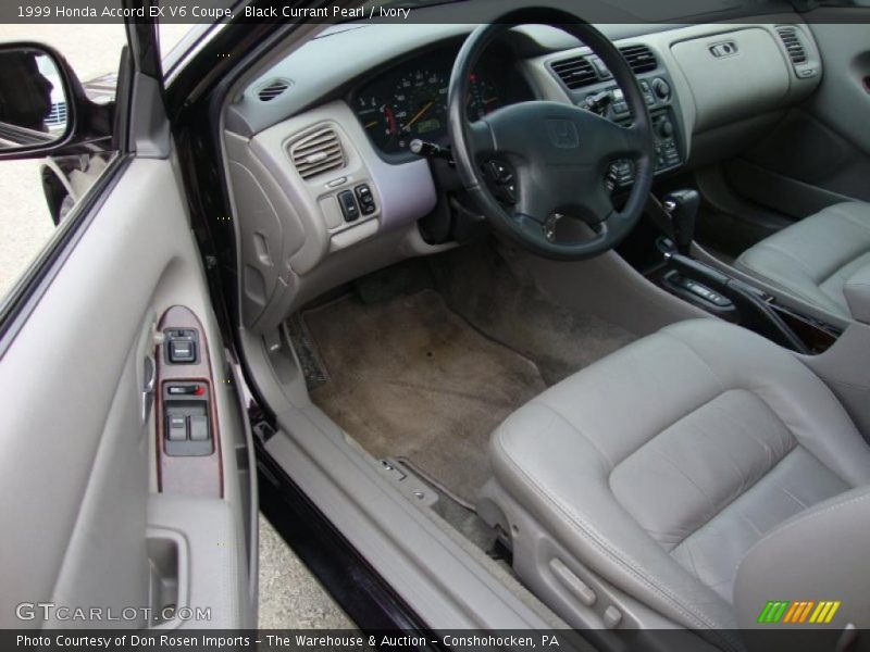 Ivory Interior - 1999 Accord EX V6 Coupe 