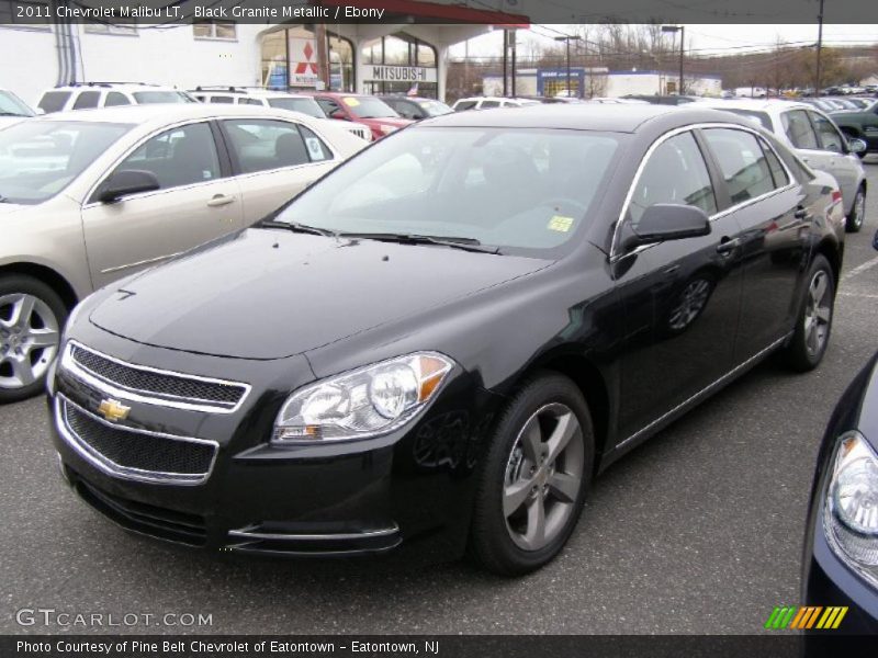 Black Granite Metallic / Ebony 2011 Chevrolet Malibu LT