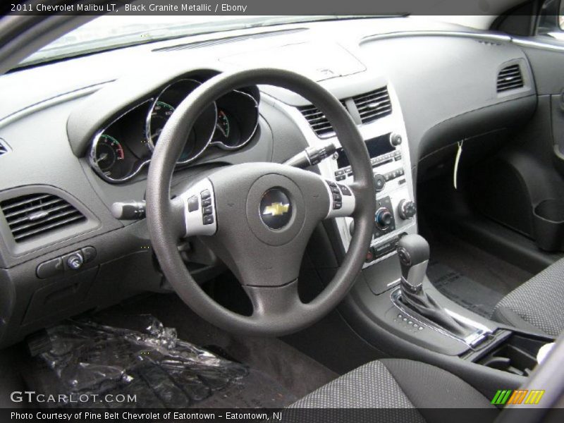 Black Granite Metallic / Ebony 2011 Chevrolet Malibu LT