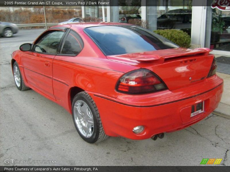 Victory Red / Dark Pewter 2005 Pontiac Grand Am GT Coupe