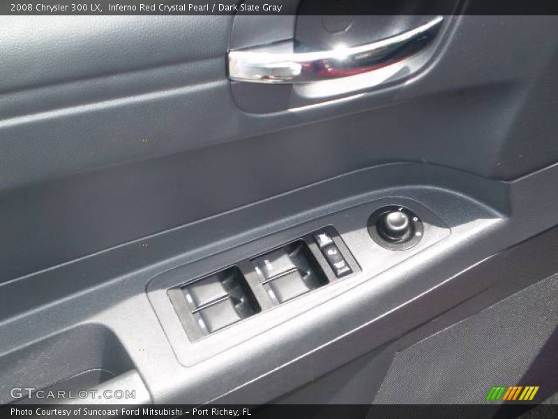 Inferno Red Crystal Pearl / Dark Slate Gray 2008 Chrysler 300 LX