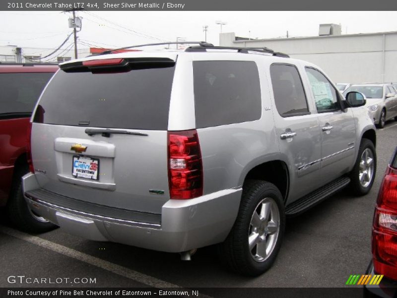 Sheer Silver Metallic / Ebony 2011 Chevrolet Tahoe LTZ 4x4