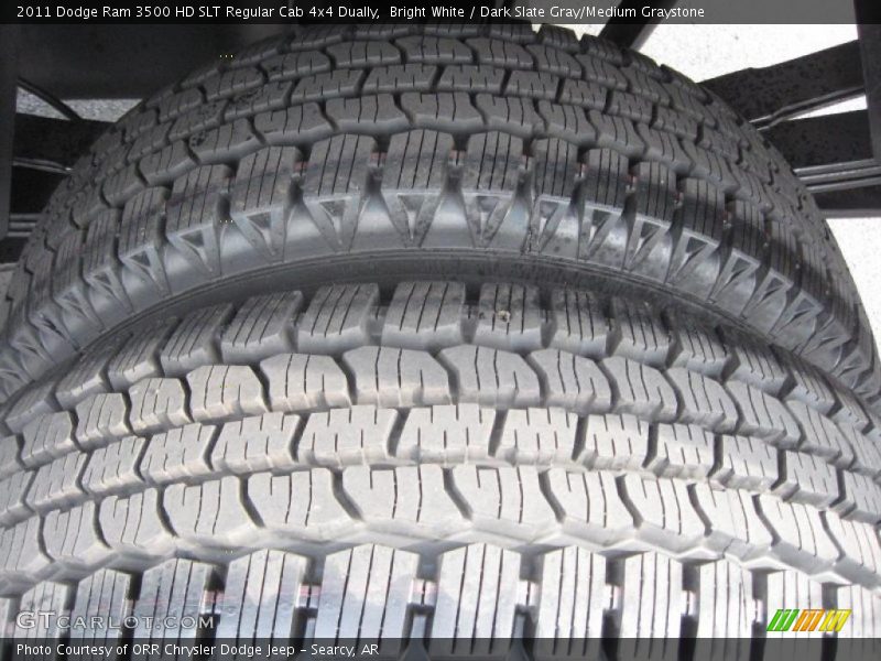Bright White / Dark Slate Gray/Medium Graystone 2011 Dodge Ram 3500 HD SLT Regular Cab 4x4 Dually
