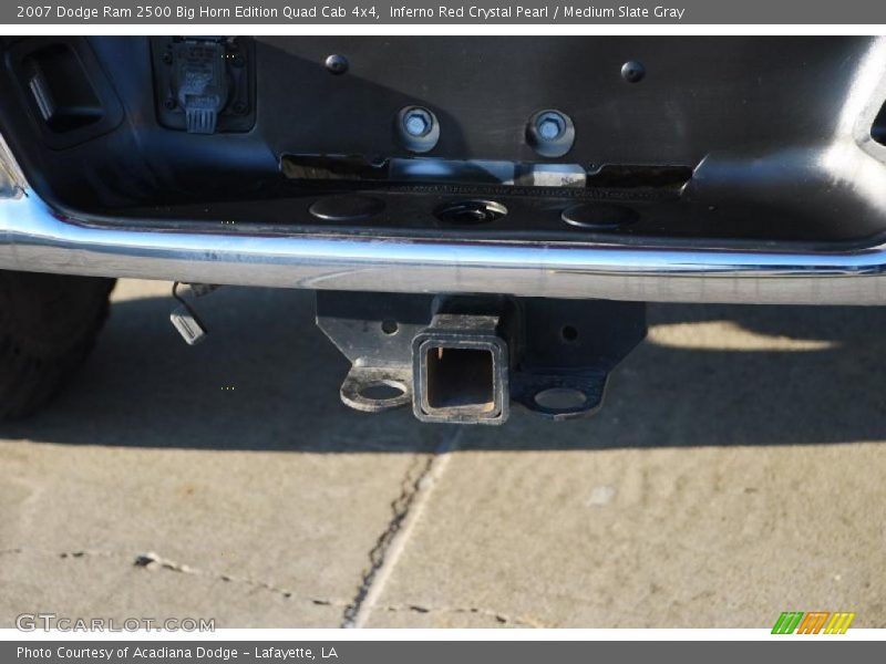 Inferno Red Crystal Pearl / Medium Slate Gray 2007 Dodge Ram 2500 Big Horn Edition Quad Cab 4x4